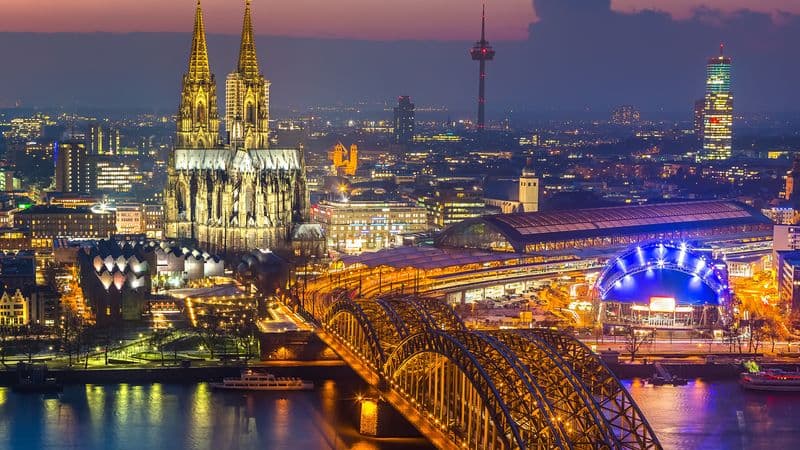 New year in Holland and the romantic Rhine