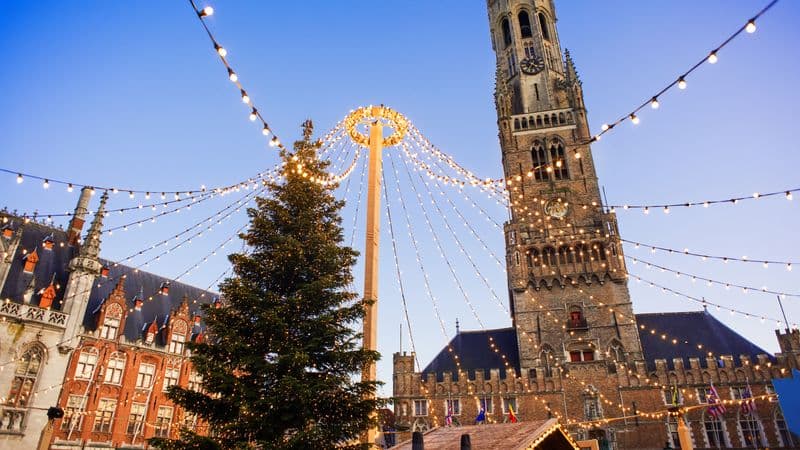 An Enchanting Christmas Getaway between Ghent and Bruges (port-to-port cruise)