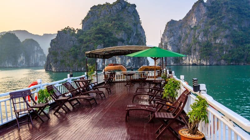 From the Mekong Delta to the Angkor Temples, Hanoi, and Halong Bay (port-to-port cruise)