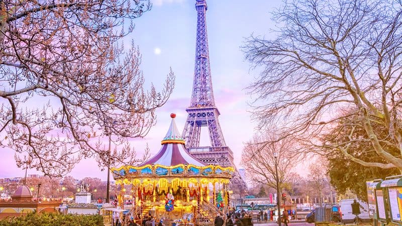 Stunning Window Displays and Christmas Markets in Paris  (port-to-port cruise)