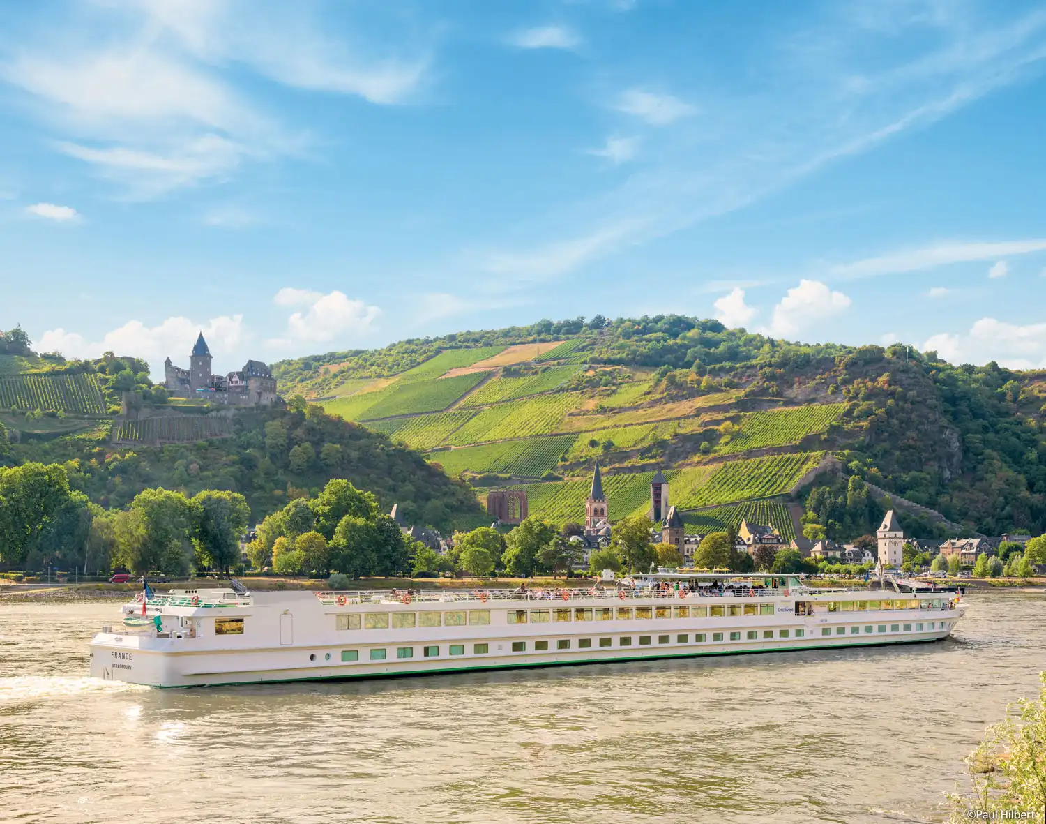 Rhine river cruise by Paul Helbert