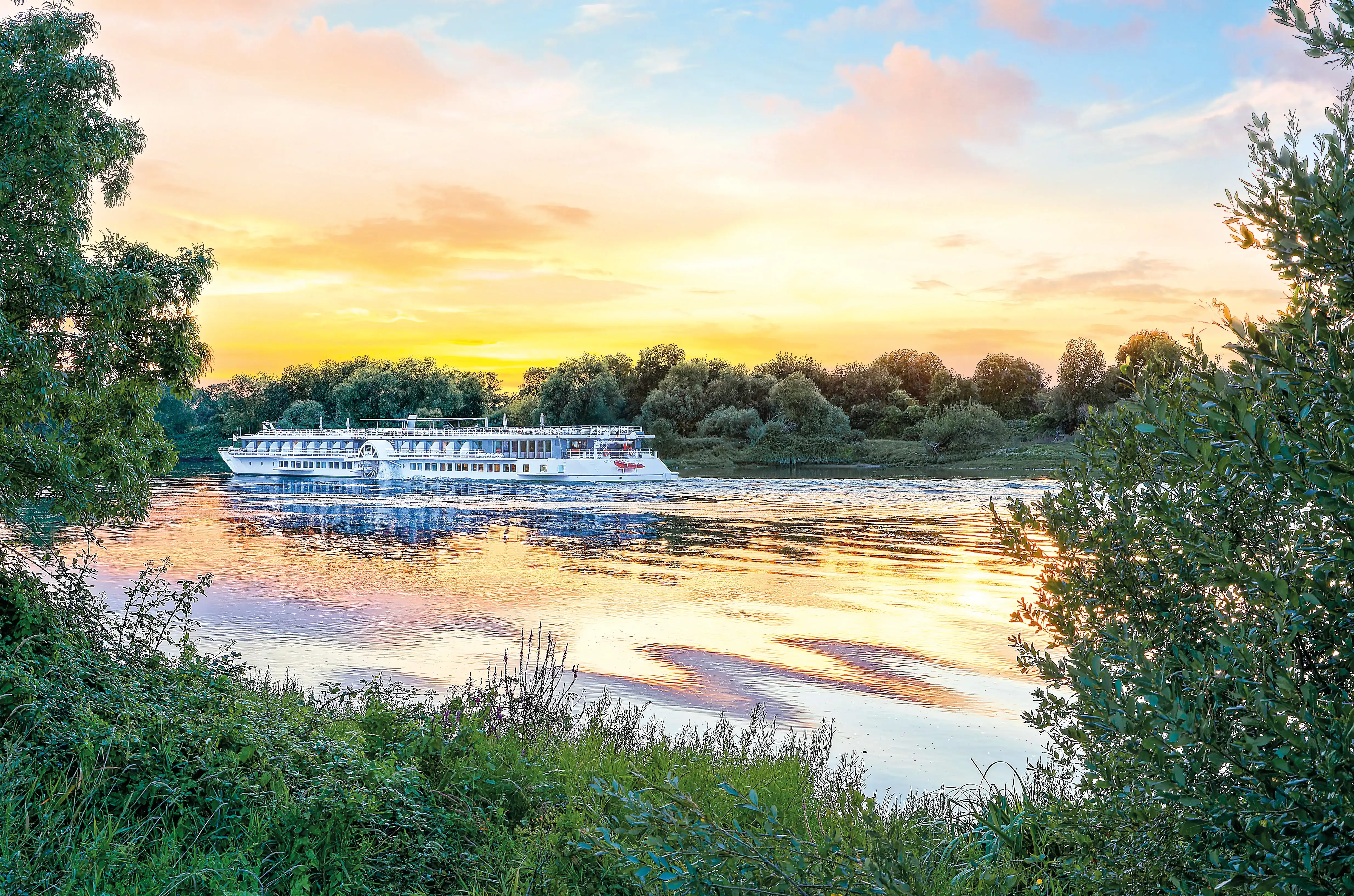 MS Loire Princesse cruising through the Loire River