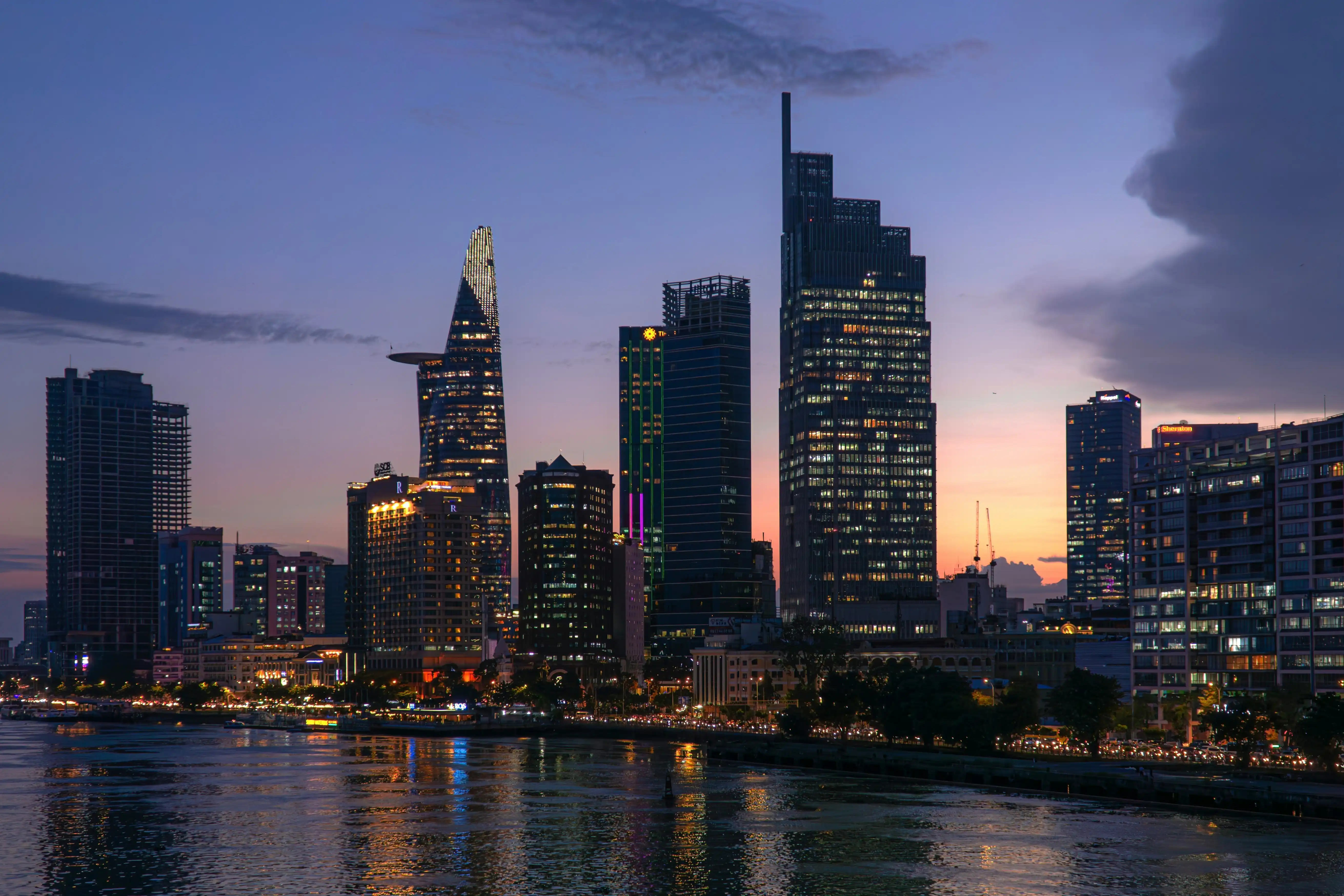 Ho Chi Minh city by night