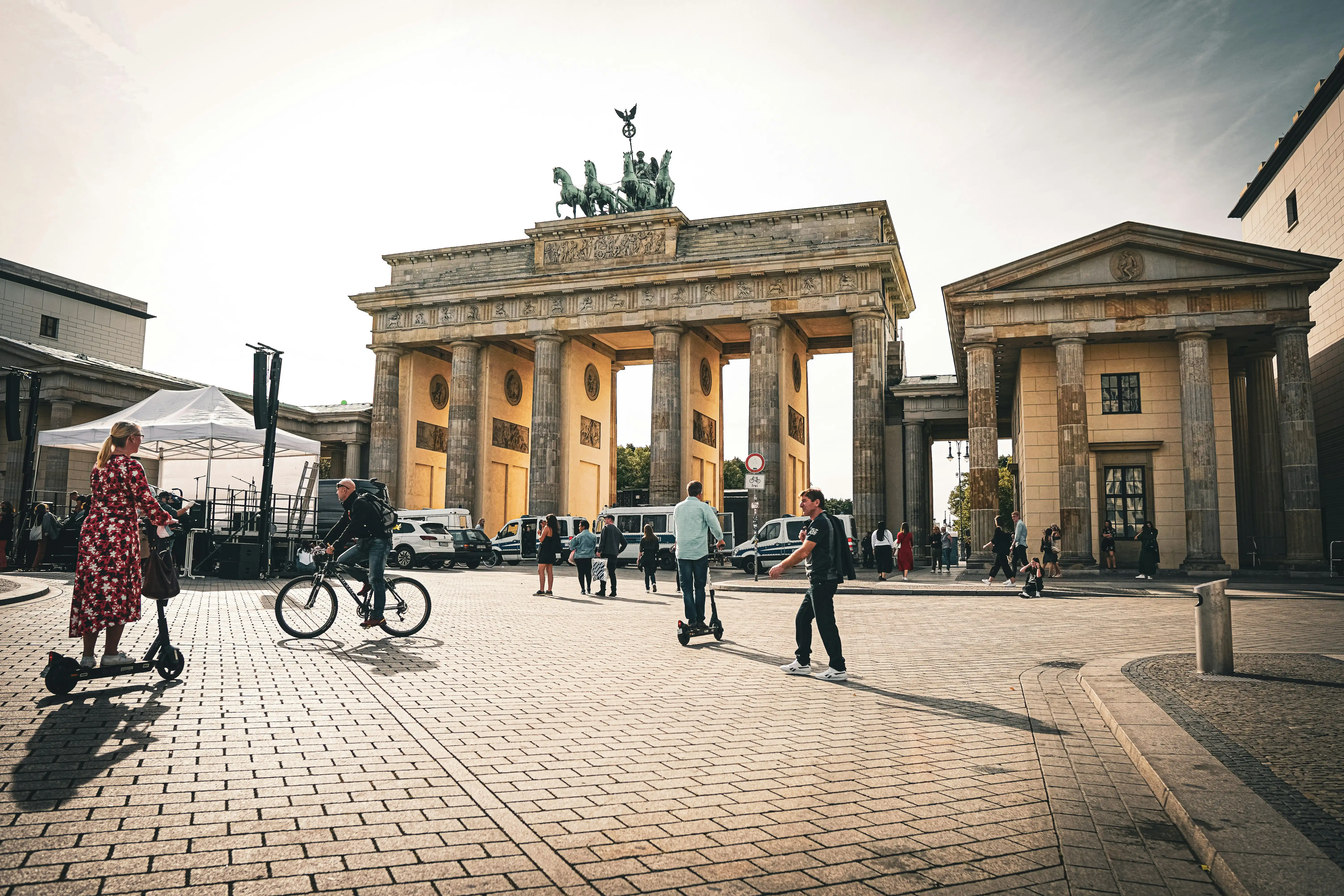 Brandenburg Gate during the day
