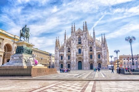 Milan and Lake Como & cruise from Renaissance-infused Mantua to the Canals of Venice (port-to-port cruise)